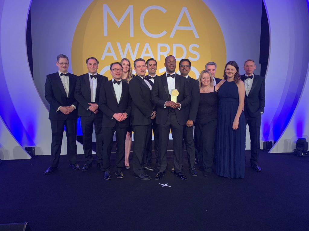 MCA awards 2019 Curzon Innovation Digital